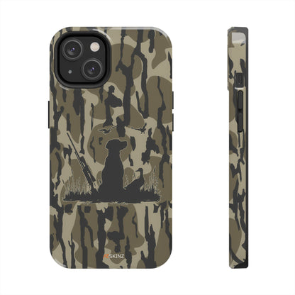 VINTAGE DUCK HUNTING CAMO TOUGH PHONE CASE – DOG HUNTER GIFT