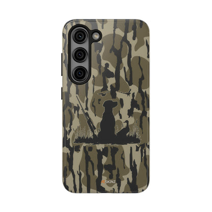 VINTAGE DUCK HUNTING CAMO TOUGH PHONE CASE – DOG HUNTER GIFT