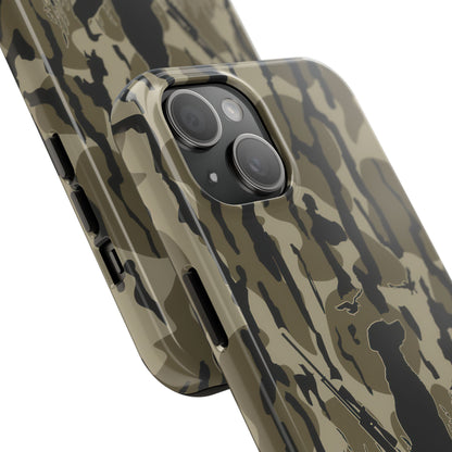 VINTAGE DUCK HUNTING CAMO TOUGH PHONE CASE – DOG HUNTER GIFT