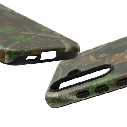 Deer Vintage Tree Camouflage Tough Phone Case