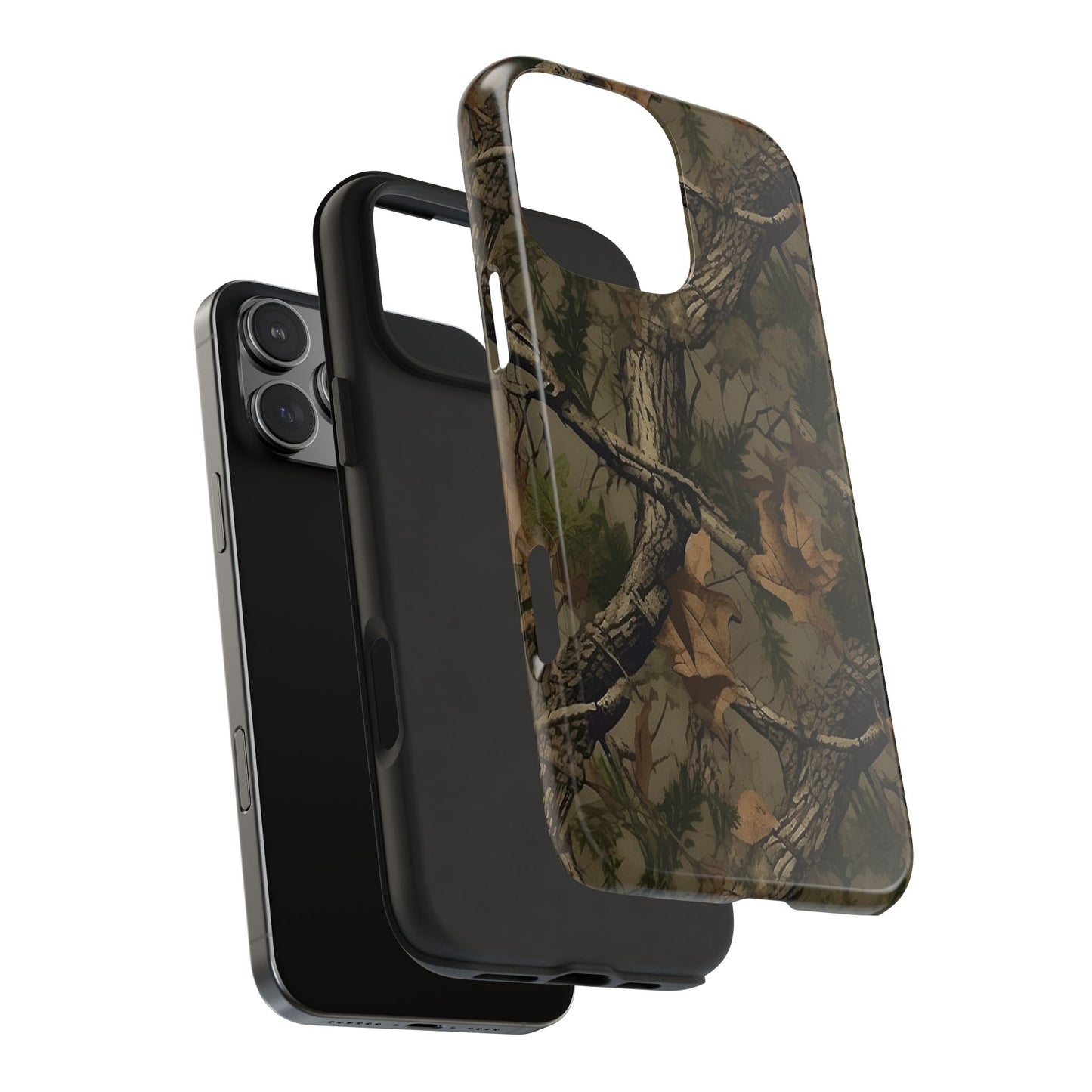 Camouflage Tree Pattern Tough Phone Case