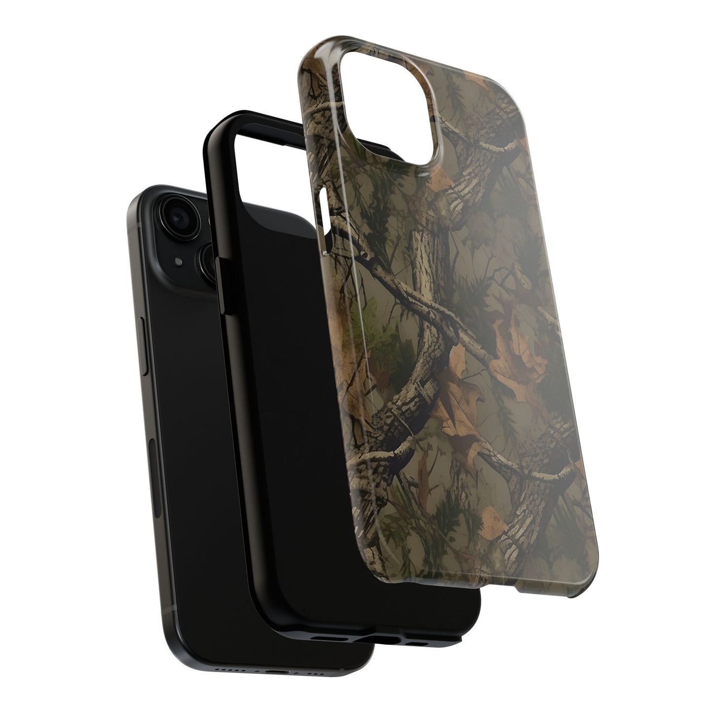 Camouflage Tree Pattern Tough Phone Case
