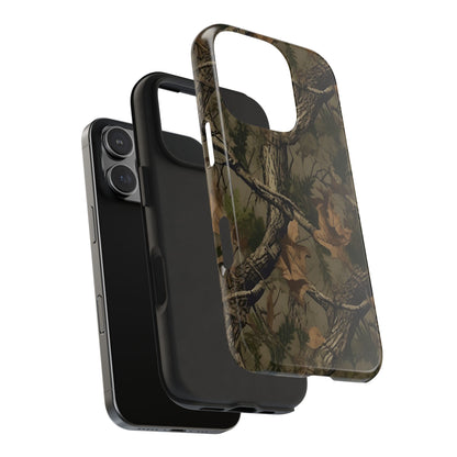Camouflage Tree Pattern Tough Phone Case