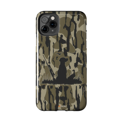 VINTAGE DUCK HUNTING CAMO TOUGH PHONE CASE – DOG HUNTER GIFT