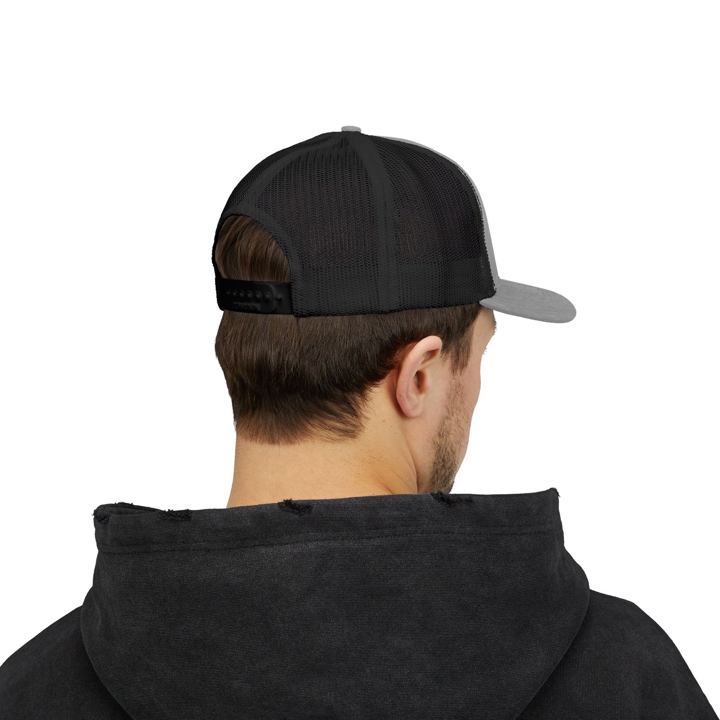Mountain Trout Flat Brim Trucker Cap