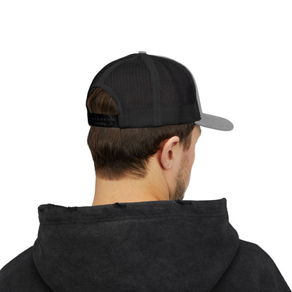 Mountain Trout Flat Brim Trucker Cap