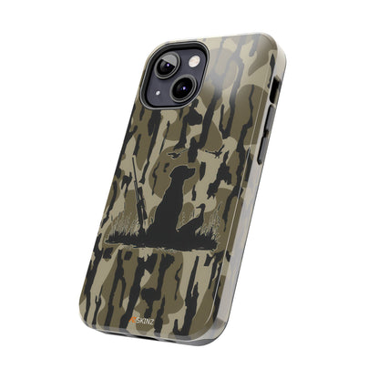 VINTAGE DUCK HUNTING CAMO TOUGH PHONE CASE – DOG HUNTER GIFT