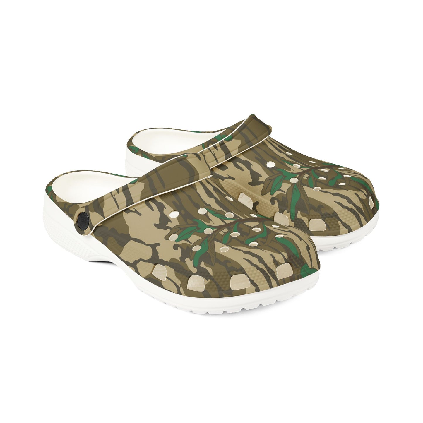 Wicked Camo Tree EVA Foam Rubber Shoes,