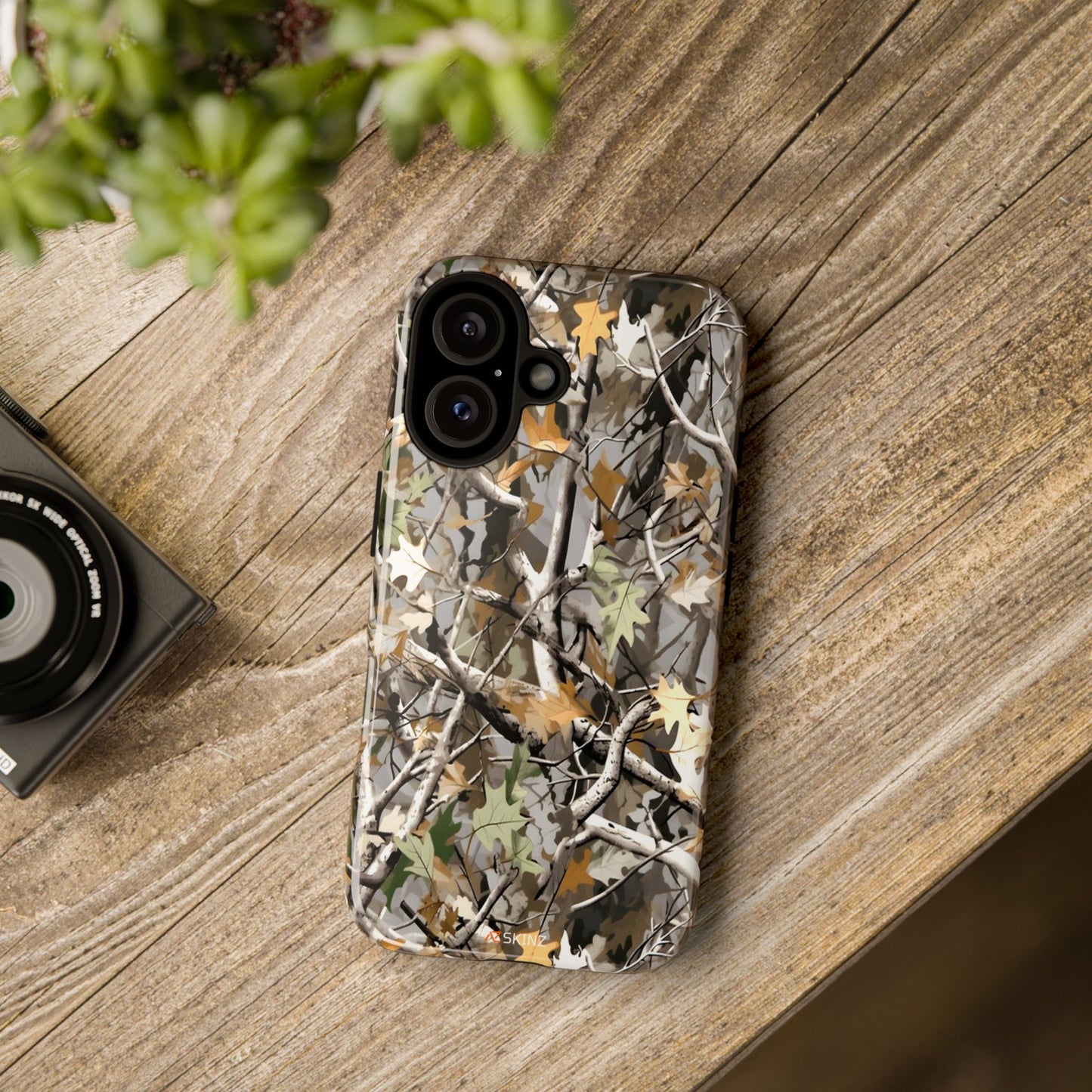Camouflage Tree Hunting Tough Phone Case