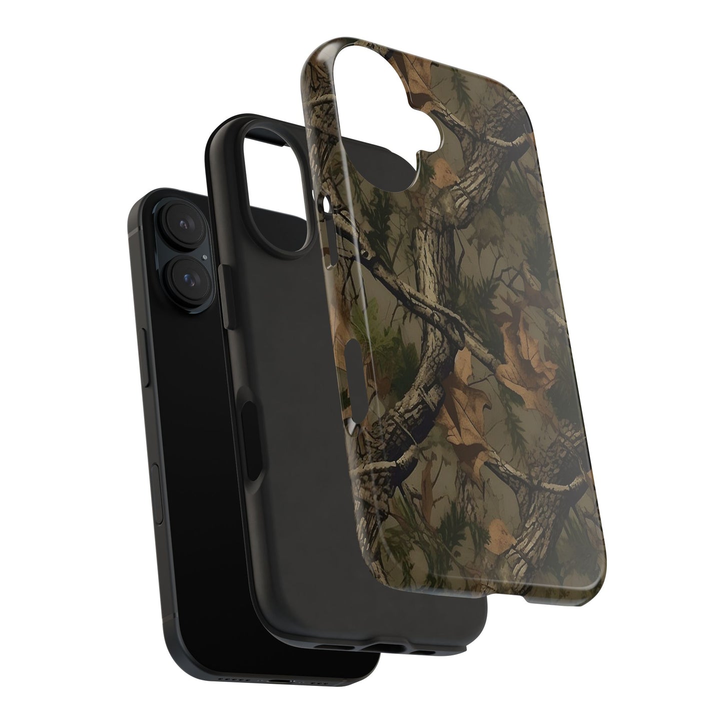 Camouflage Tree Pattern Tough Phone Case