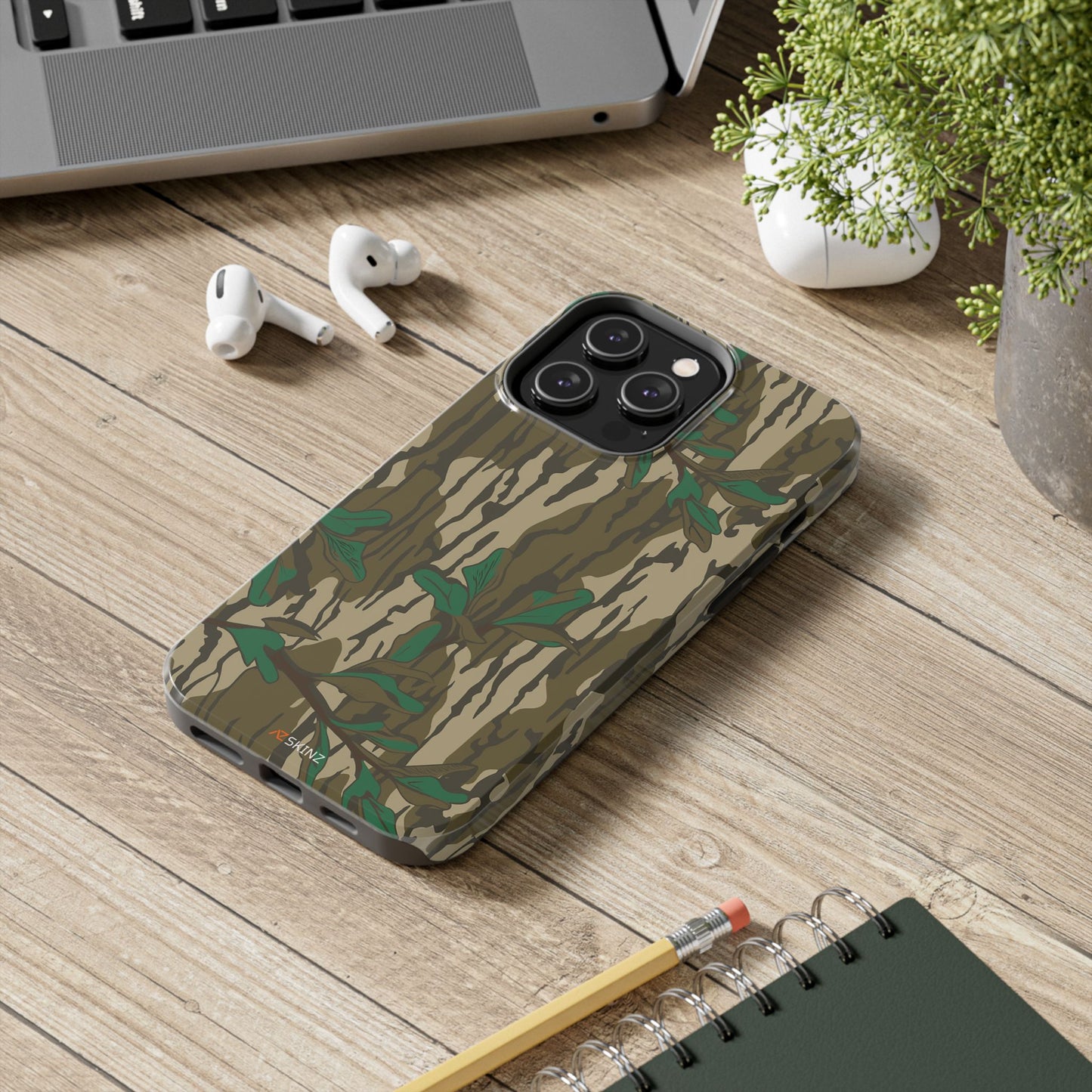 Wicked Camo Tree  hunting tough phone case