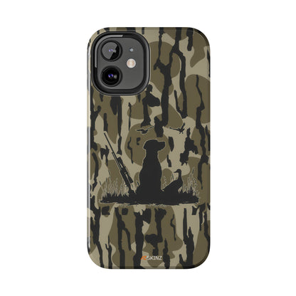 VINTAGE DUCK HUNTING CAMO TOUGH PHONE CASE – DOG HUNTER GIFT