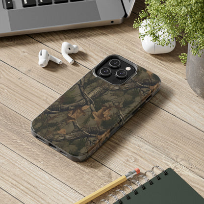 Camouflage Tree Pattern Tough Phone Case