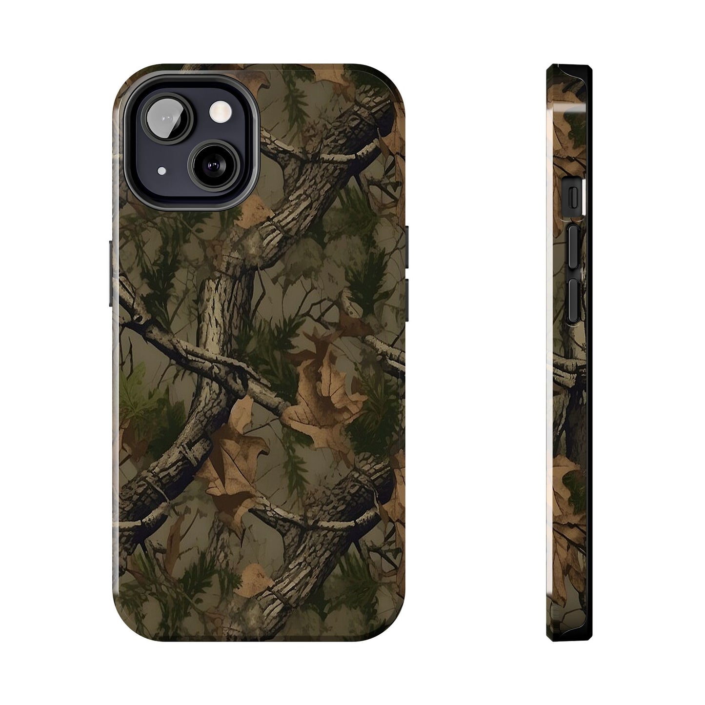 Camouflage Tree Pattern Tough Phone Case