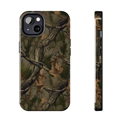 Camouflage Tree Pattern Tough Phone Case