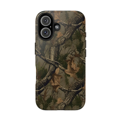 Camouflage Tree Pattern Tough Phone Case