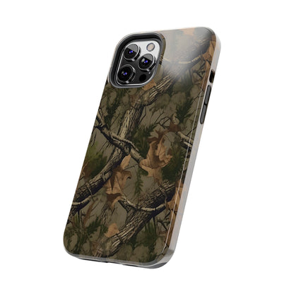 Camouflage Tree Pattern Tough Phone Case