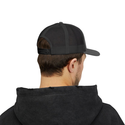 Mountain Trout Flat Brim Trucker Cap