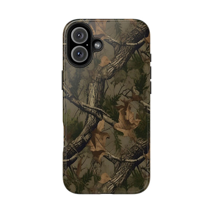Camouflage Tree Pattern Tough Phone Case