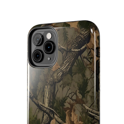 Camouflage Tree Pattern Tough Phone Case