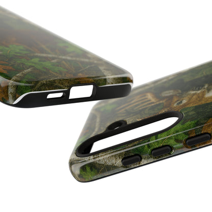 Deer Vintage Tree Camouflage Tough Phone Case