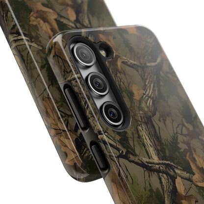 Camouflage Tree Pattern Tough Phone Case
