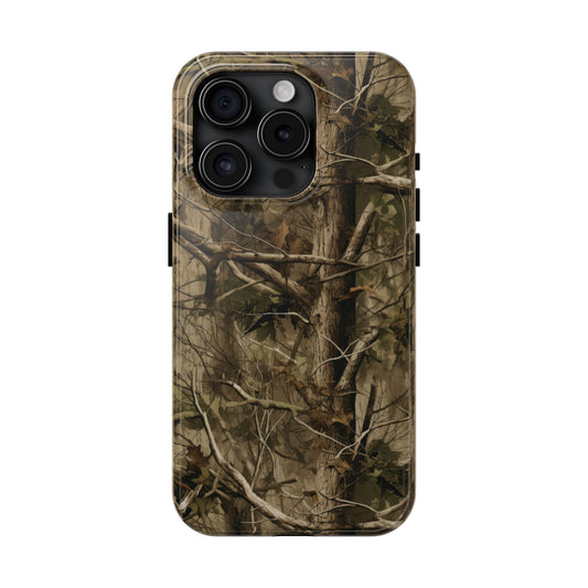 TREE CAMO TOUGH PHONE CASE