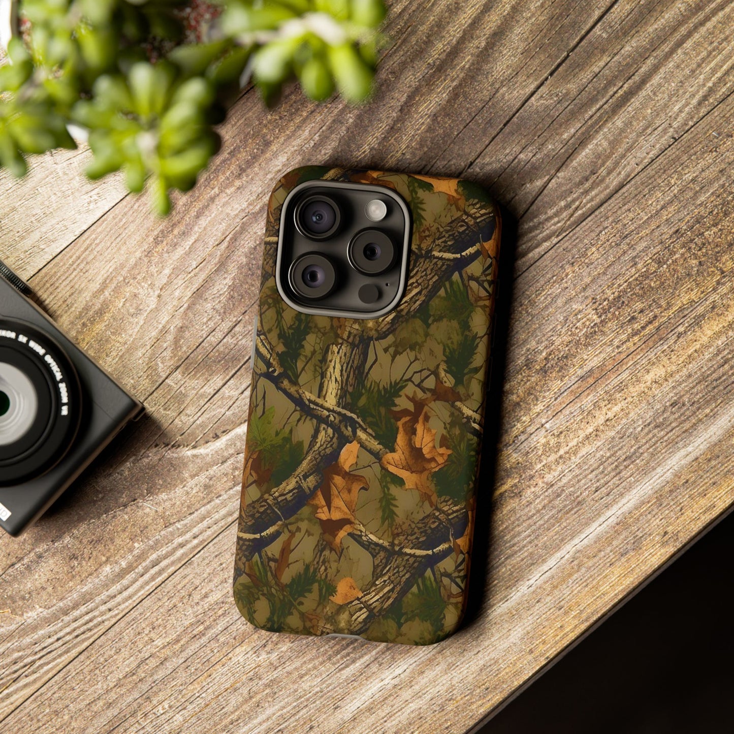 TREE CAMO HUNTING TOUGH PHONE CASE