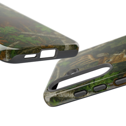 Deer Vintage Tree Camouflage Tough Phone Case