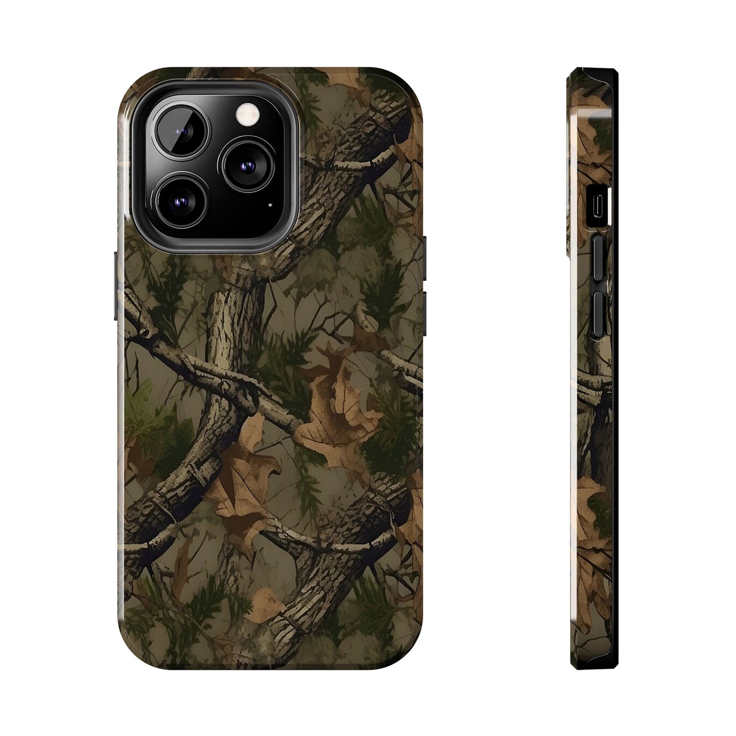 Camouflage Tree Pattern Tough Phone Case