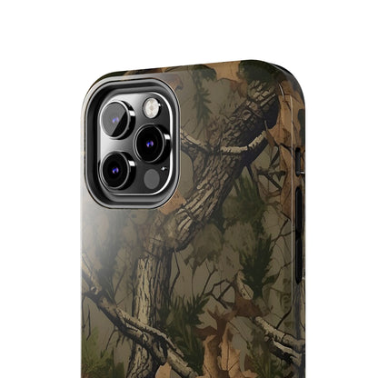 Camouflage Tree Pattern Tough Phone Case