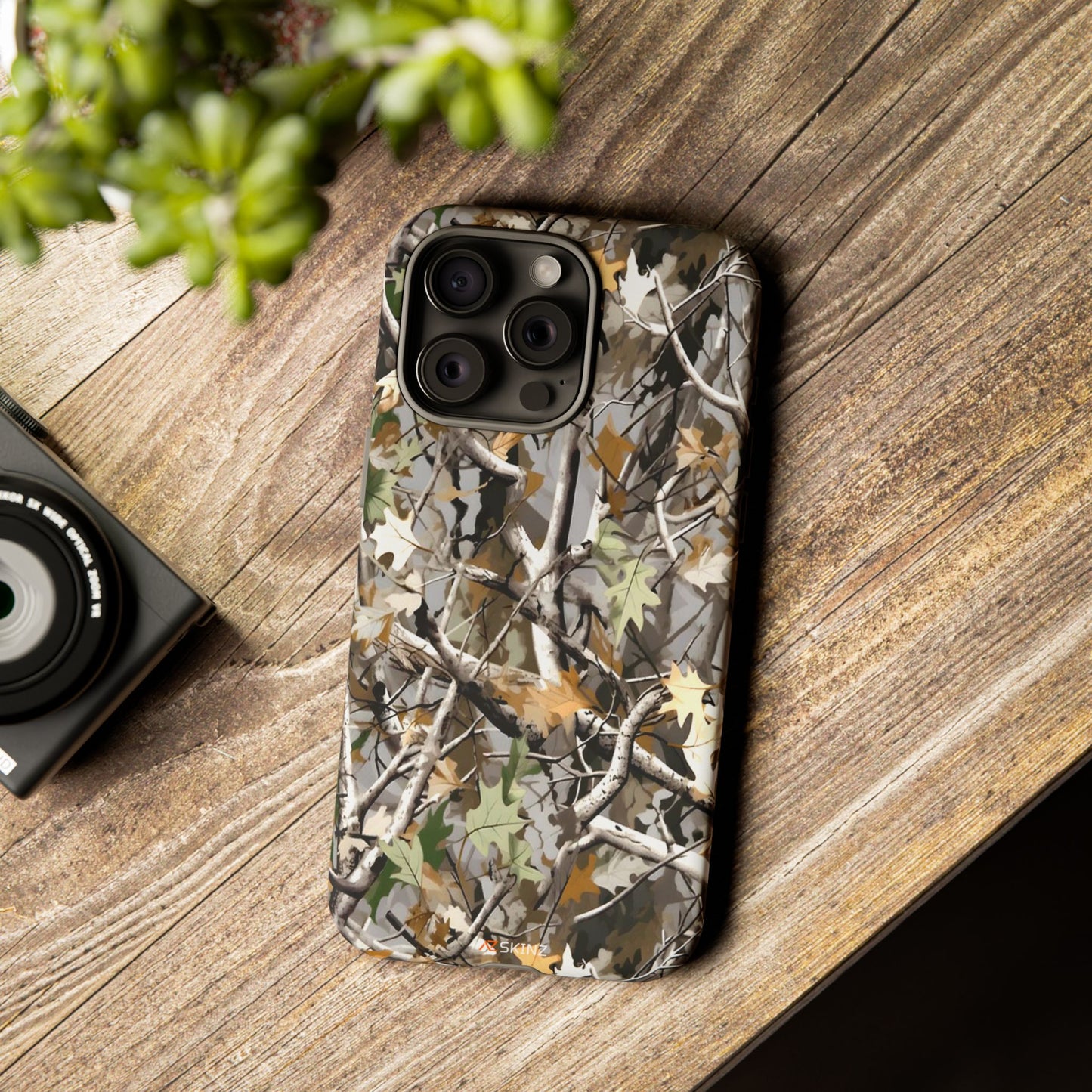 Camouflage Tree Hunting Tough Phone Case