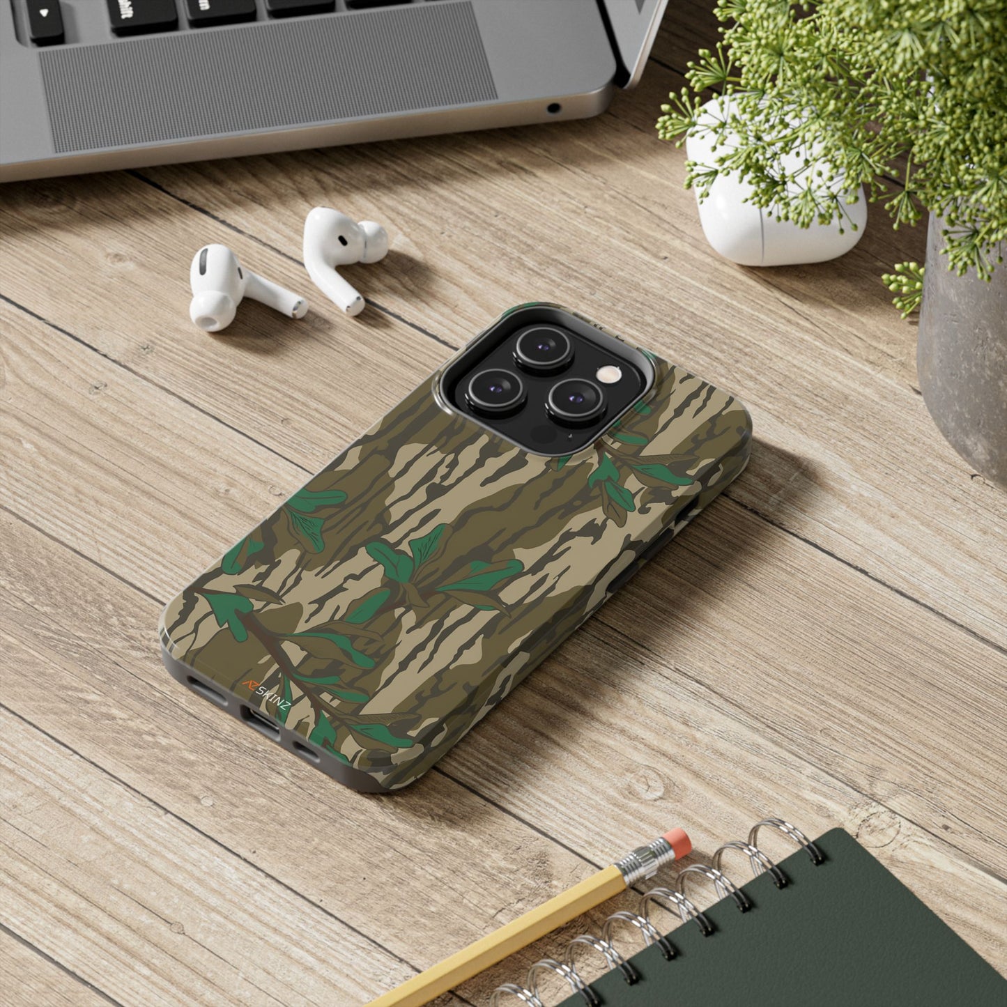 Wicked Camo Tree  hunting tough phone case