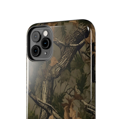 Camouflage Tree Pattern Tough Phone Case