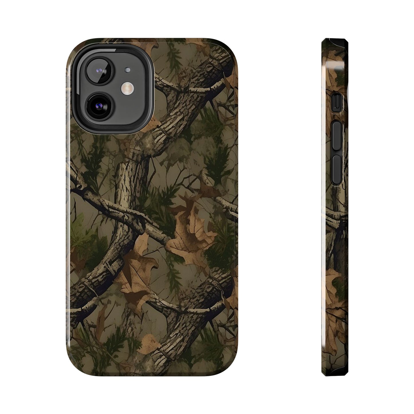 Camouflage Tree Pattern Tough Phone Case