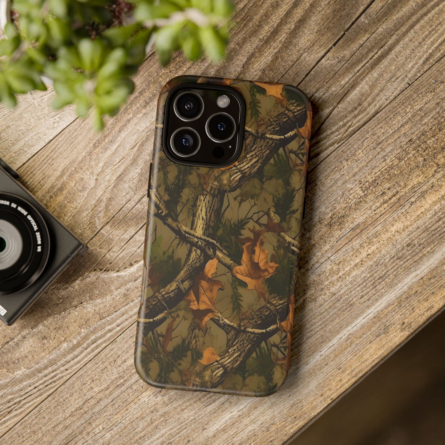 TREE CAMO HUNTING TOUGH PHONE CASE
