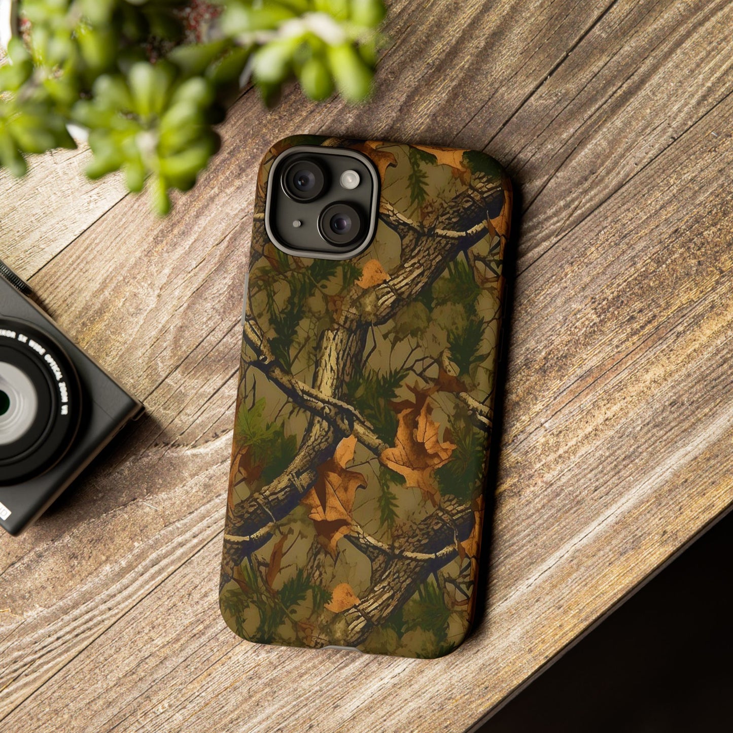 TREE CAMO HUNTING TOUGH PHONE CASE