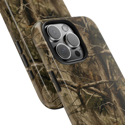TREE CAMO TOUGH PHONE CASE