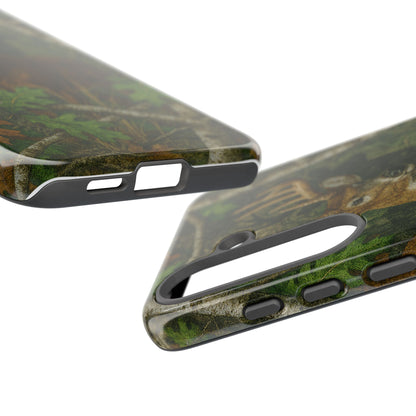 Deer Vintage Tree Camouflage Tough Phone Case