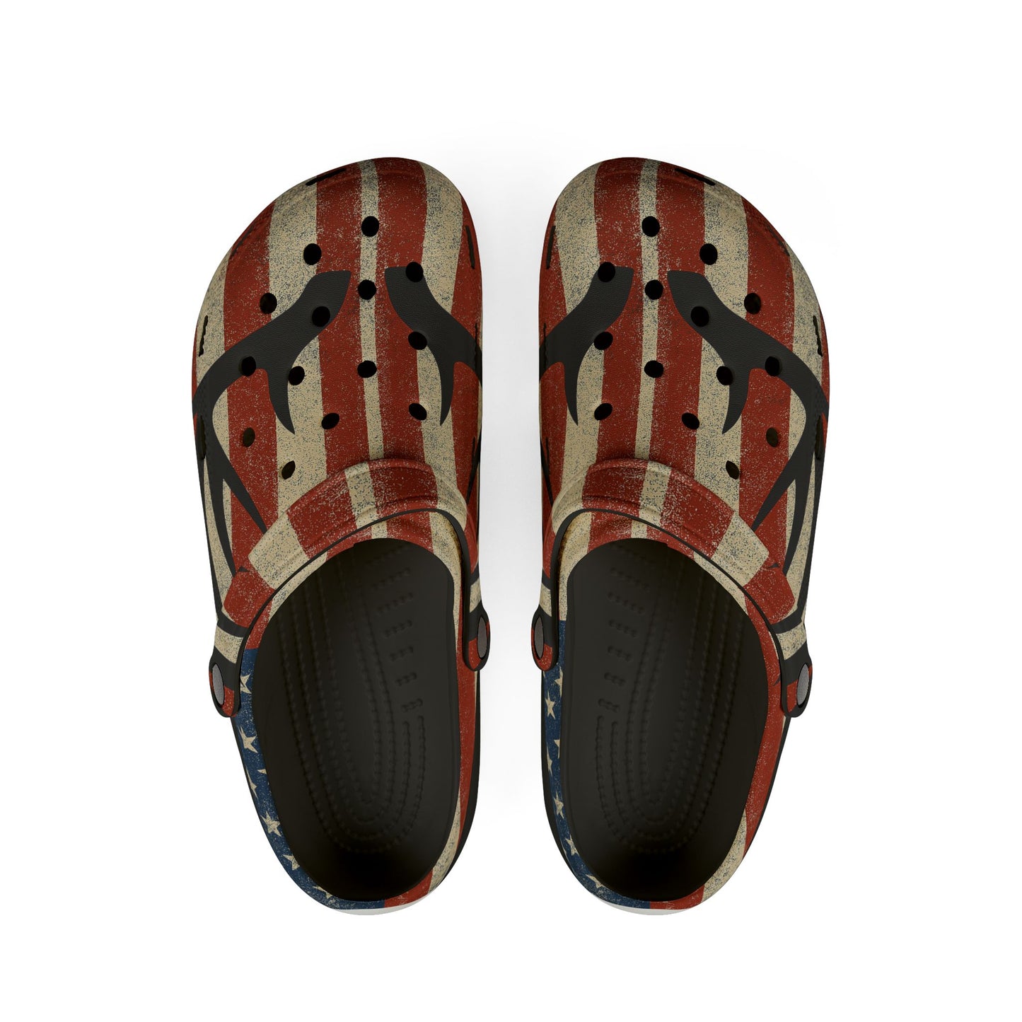 Deer Patriotic EVA Foam Rubber Shoes