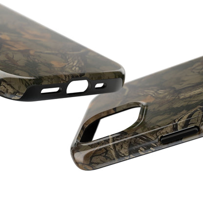 Camouflage Tree Pattern Tough Phone Case