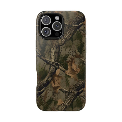 Camouflage Tree Pattern Tough Phone Case