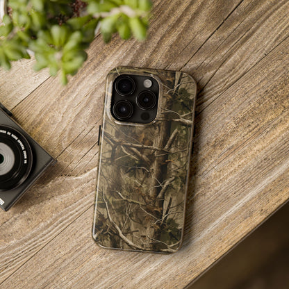 TREE CAMO TOUGH PHONE CASE