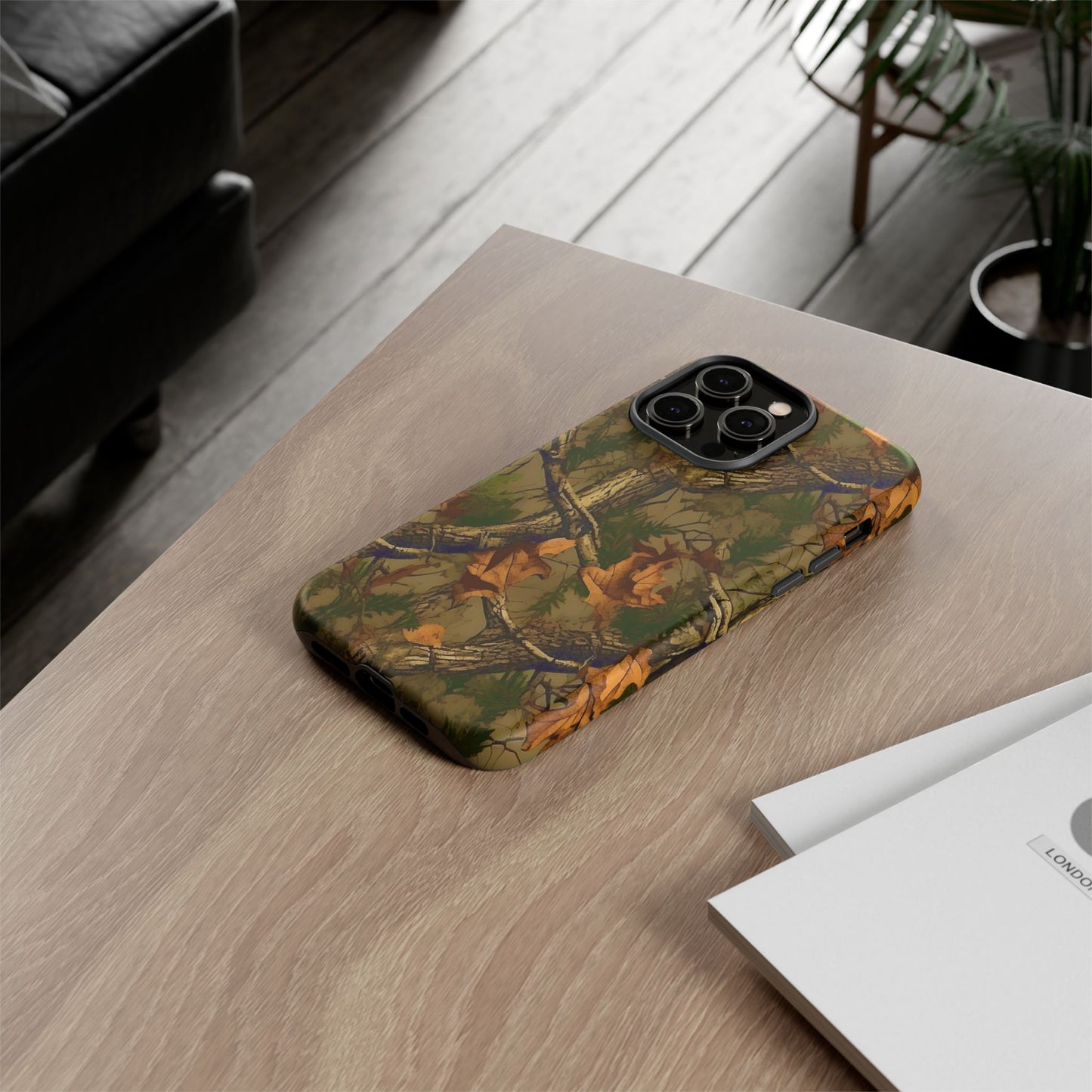 TREE CAMO HUNTING TOUGH PHONE CASE