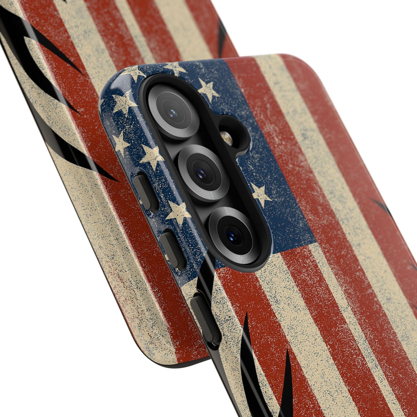 Deer Hunting American Flag Tough Phone Case