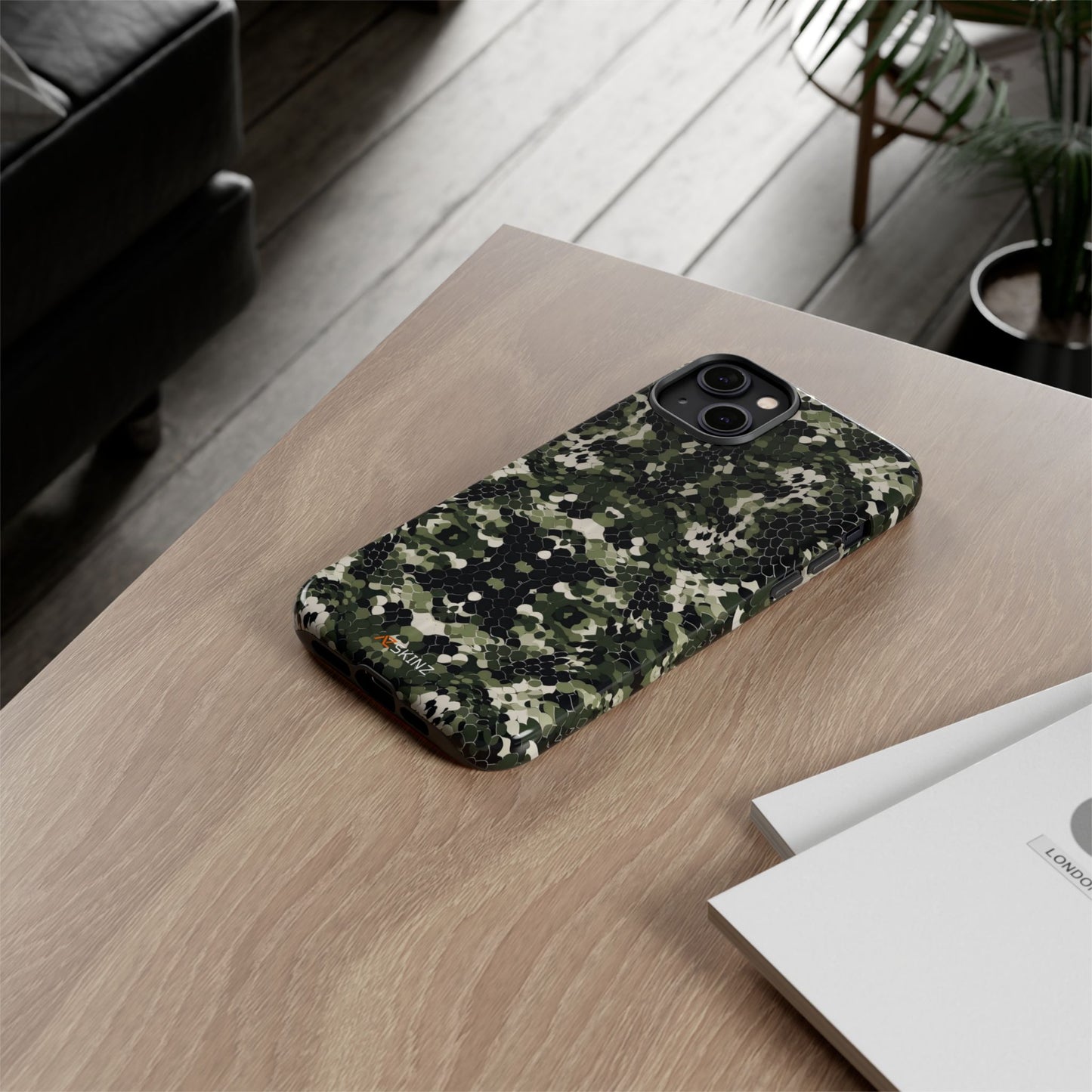 seamless camo tough phone case