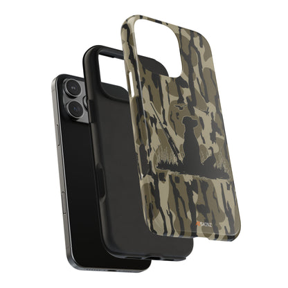VINTAGE DUCK HUNTING CAMO TOUGH PHONE CASE – DOG HUNTER GIFT
