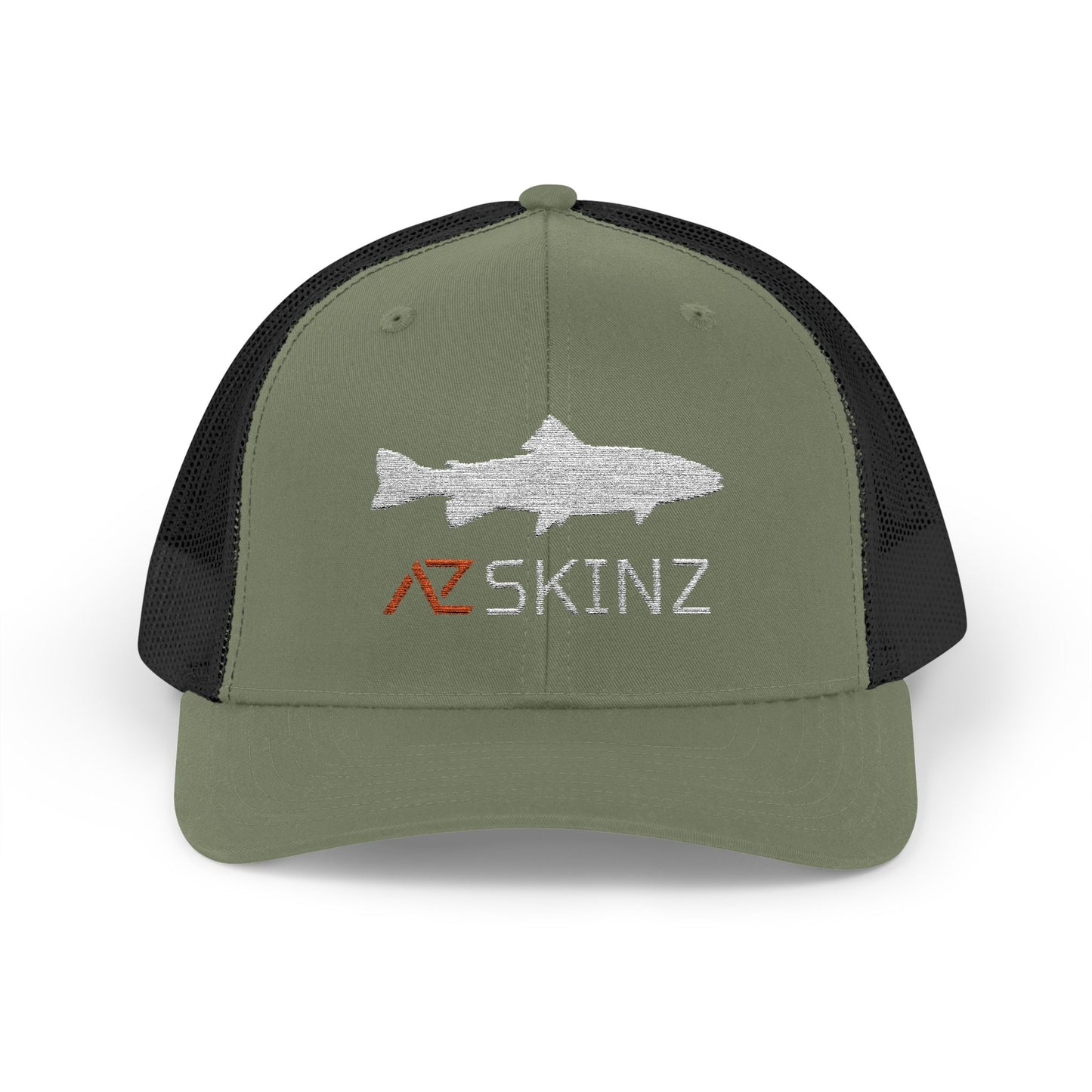 Mountain Trout Flat Brim Trucker Cap