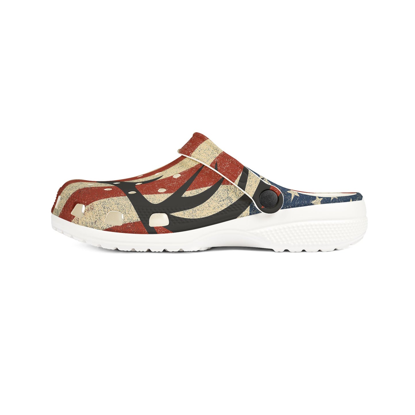 Deer Patriotic EVA Foam Rubber Shoes