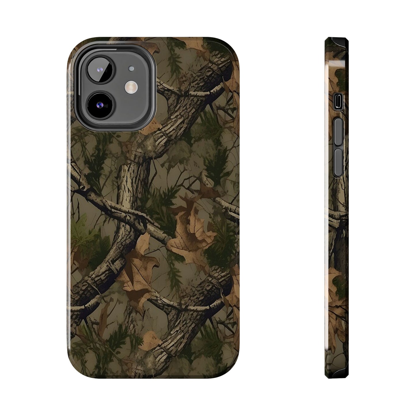 Camouflage Tree Pattern Tough Phone Case